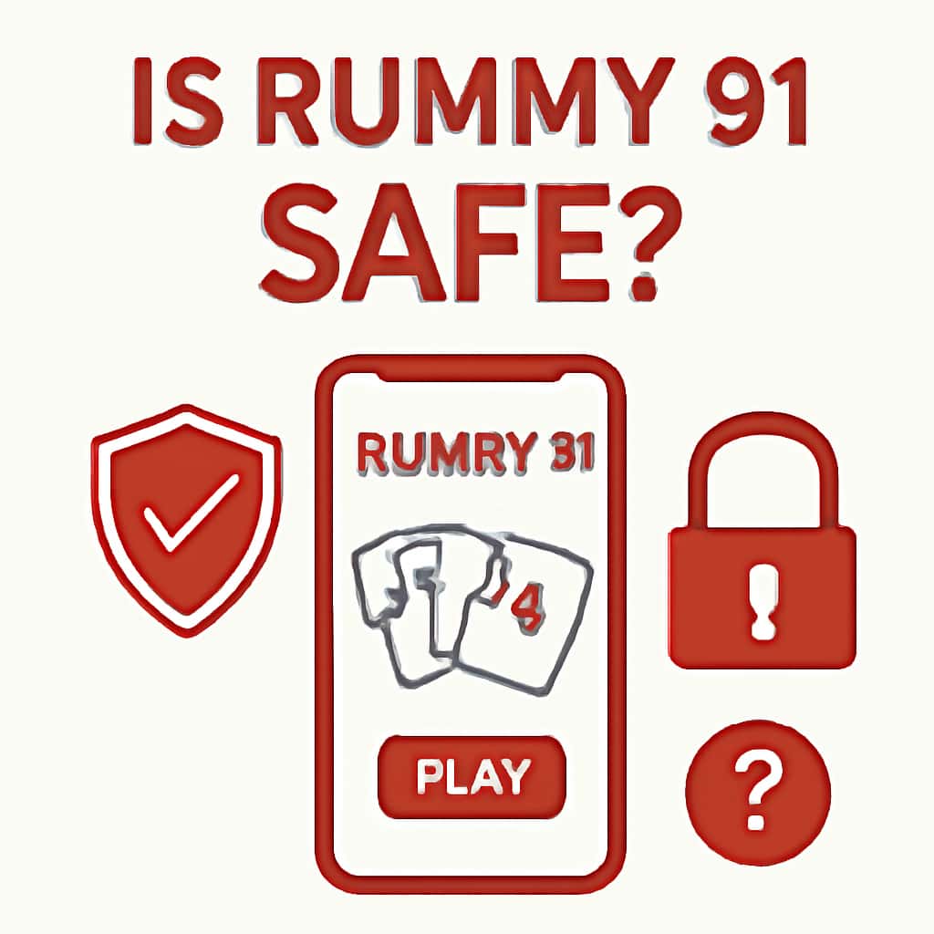 An educational illustration about Rummy 91 safety features.